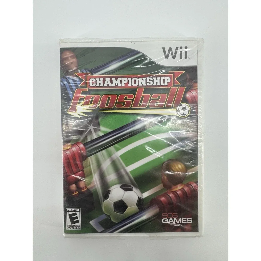 Championship Foosball Nintendo Wii 505 Games Brand New In Box Sealed